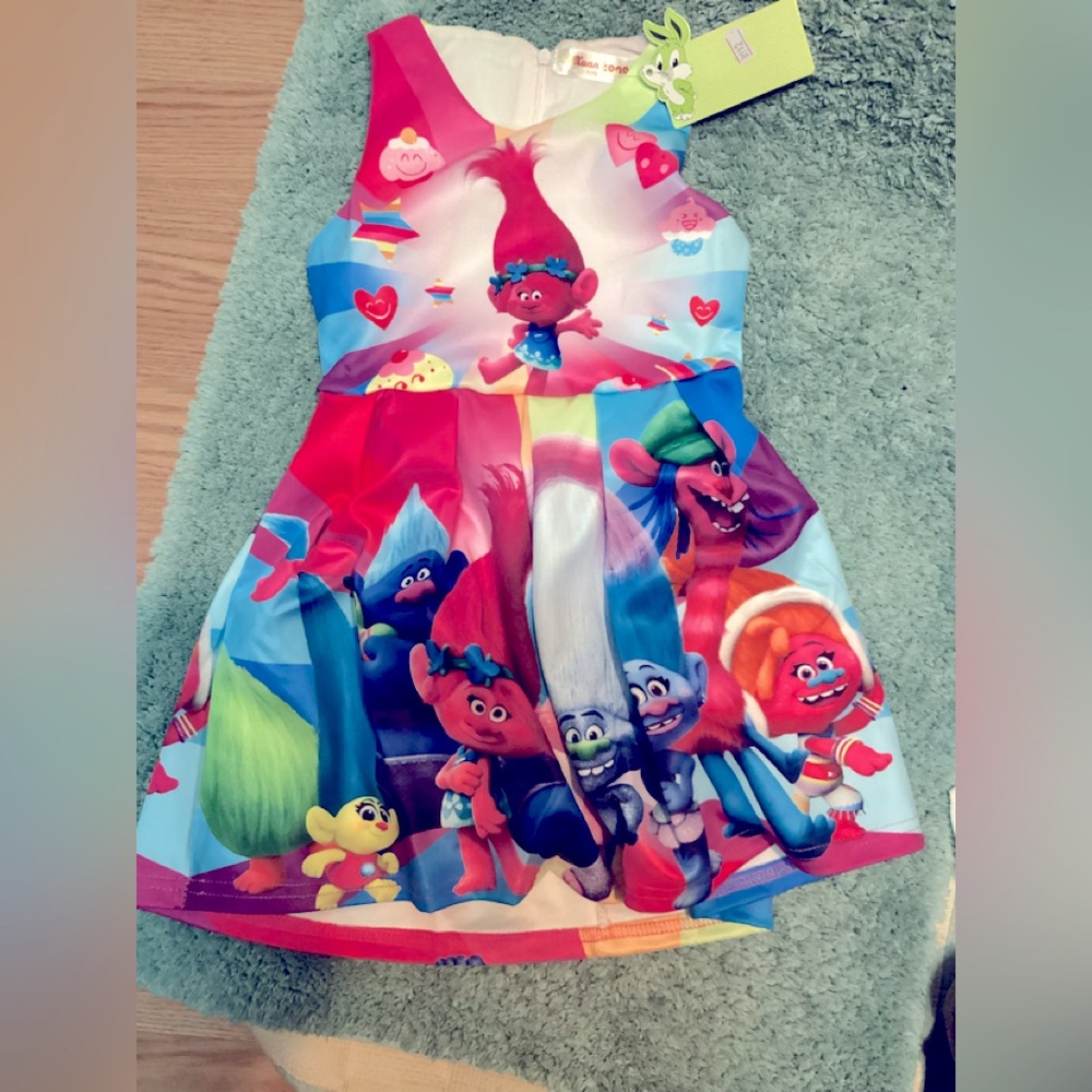 💞🧞‍♀️Poppy Phenomenal Party 🎉 Dress Size 2-3yr🧜‍♀️💃🏿